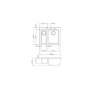 Кухонная мойка OMOIKIRI bosen 59-2-pl (4993224)