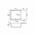 Кухонная мойка OMOIKIRI Sakaime 78-LB-CH Tetogranit/шампань (4993905)