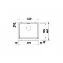 Кухонная мойка BLANCO 514506 subline 500-u керамика белоснежный