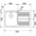 Кухонная мойка FRANKE llx 611 (101.0085.773) полированная правая