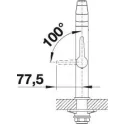 Смеситель BLANCO PANERA-S нерж.сталь (арт. 521547)