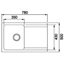 Кухонная мойка FRANKE OID 611-78 кофе (114.0443.361)