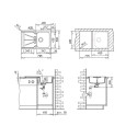 Мойка TEKA cara 45 b-tg бежевый (88552)