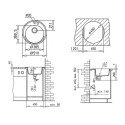 Мойка кухонная TEKA Centroval 45 B-TG карбон (art.40143216)