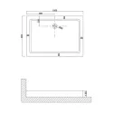 Душевой поддон NIAGARA NG-100-80Q