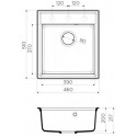 Кухонная мойка OMOIKIRI Daisen 46-SA (4993615)