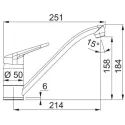 Смеситель FRANKE 115.0470.655 FRANKE NOVARA PLUS,миндаль