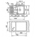 Кухонная мойка TEKA PRINCESS 1 B D POLISHED (40109181)