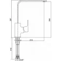 Смеситель E.C.A. Tiera 102118065EX