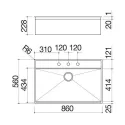 Кухонная мойка BARAZZA 1LFX91