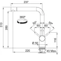 Смеситель FRANKE 115.0373.817 FRANKE Active Plus,белый