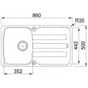 Мойка Franke AZG611-86стоп-,графит (114.0489.275)