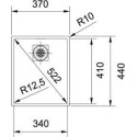 Кухонная мойка FRANKE cmx 110-34 3 5 (122.0288.096)нерж.сталь