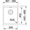 Кухонная мойка FRANKE kbg 110-34 3 5''под ст миндаль (125.0302.779)