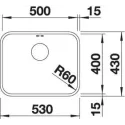 Кухонная мойка BLANCO supra 500-u (518205)