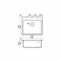 Кухонная мойка OMOIKIRI Tedori 57-CH Tetogranit/шампань (4993985)