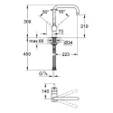 Смеситель GROHE minta хром 32488000