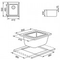 Кухонная мойка SMEG LSE40RA-2