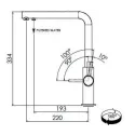 Смеситель FRANKE 115.0370.710 FRANKE Neptune Clear Water с фильтрацией, ванил