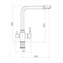 Смеситель KUPPERSBERG geo kg2385cr sand