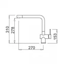 Смеситель ELLECI Stream Aluminium M79