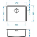 Кухонная мойка ALVEUS Kombino 50 KMB 90 FI 542 1114489 (в комплекте с сифоном 1102384)