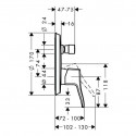 Смеситель HANSGROHE Metris Classic 31485000