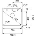 Кухонная мойка FRANKE BFG 620-86 белый (114.0276.152)