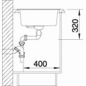 Кухонная мойка BLANCO METRA 9 Silgranit PuraDur 520586 жемчужный без клапана-автомата