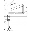 Смеситель HANSGROHE Zesis M33 150 матовый черный (74802670)