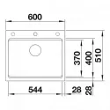 Кухонная мойка BLANCO ETAGON 6 антрацит гранит 524539