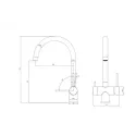 Смеситель MILACIO Ultra MCU.554.TB Total Black