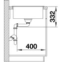 Мойка BLANCO Zia 45S Compact черный (526009)