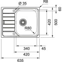 Кухонная мойка FRANKE SKN 611-63