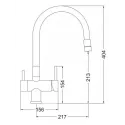 Смеситель EMAR EC-3015 Black