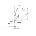 Смеситель для мойки TEKA mc-10 plus 915 chrome (97911502)