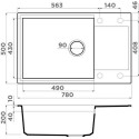 Кухонная мойка OMOIKIRI Sakaime 78-LB-BE Tetogranit/ваниль (4993901)