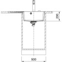 Мойка FRANKE CNG 611/211-78 TL оникс (114.0639.731)