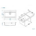 Кухонная мойка ALVEUS GRANITAL ATROX 40 CONCRETE - G81 1140446