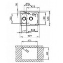 Кухонная мойка TEKA universo 1 1/2b (10120068)