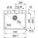 Кухонная мойка FRANKE MRG 610-54 FTL белый (114.0661.698)