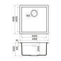 Кухонная мойка OMOIKIRI Yamakawa 45T-U/I-PL (4993312)