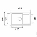 Кухонная мойка KAISER KGMK-6250-SB