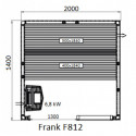 Финская сауна FRANK F812 КЕДР