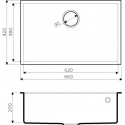 Кухонная мойка OMOIKIRI Tedori 66-U-CH Tetogranit/шампань (4993977)