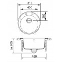 Мойка FRANKE 114.0175.354 rog 610-41 включая стоп-вентиль, белый