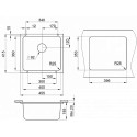 Кухонная мойка GRANULA GR-3601 арктик