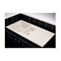 Кухонная мойка KUPPERSBERG MODENA 1,5B2D WHITE ALABASTER