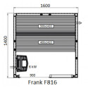 Финская сауна FRANK F816 КЕДР