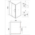 Душевое ограждение NIAGARA NG-63-9A-A70